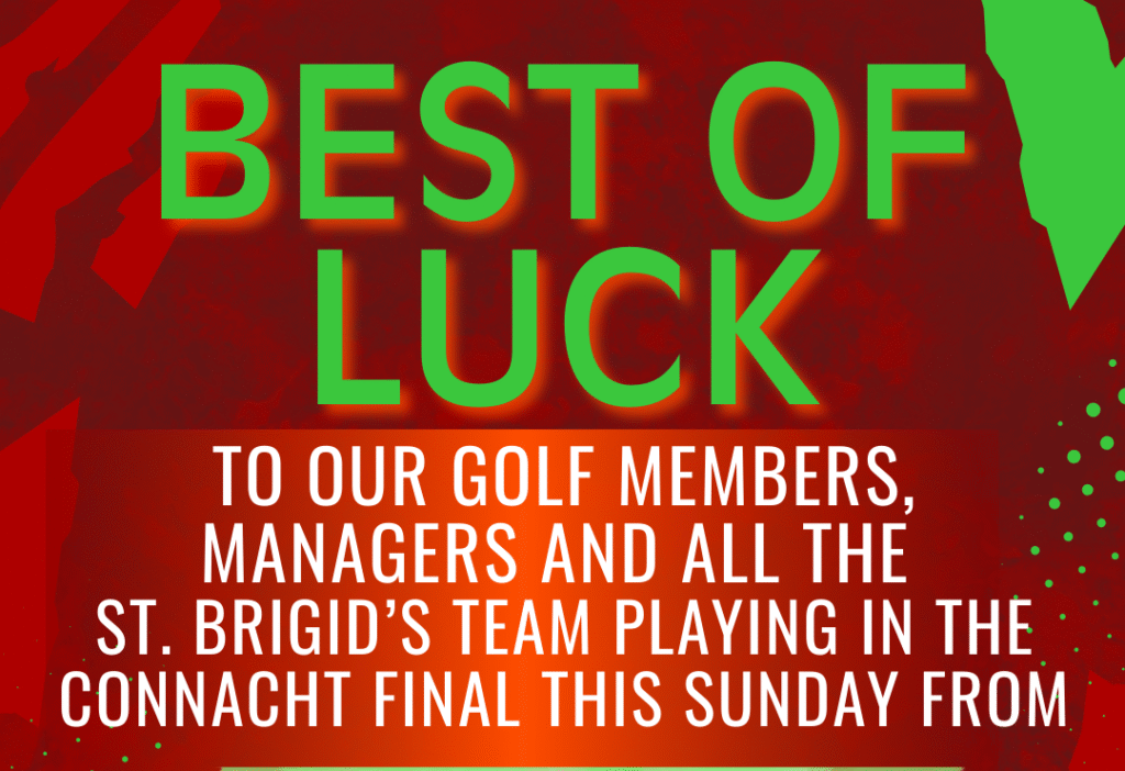 Best of luck St. Brigid's